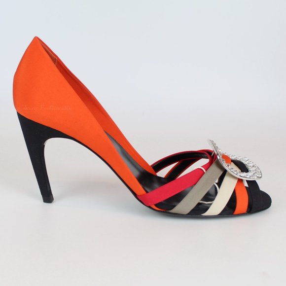 NEW Roger Vivier Crystal Buckle Heels - Weddings, Cocktail Parties, Dinners - Picture 6 of 16